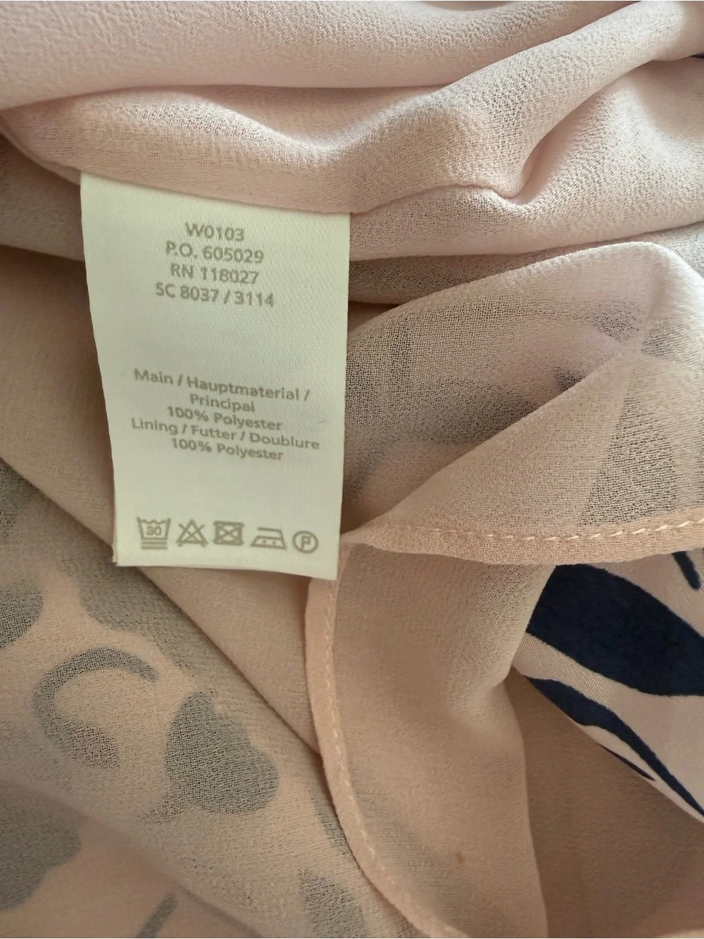 Boden Sybil Long Sleeve Floral Midi Dress Pink Green Button Collared Size‎ 8